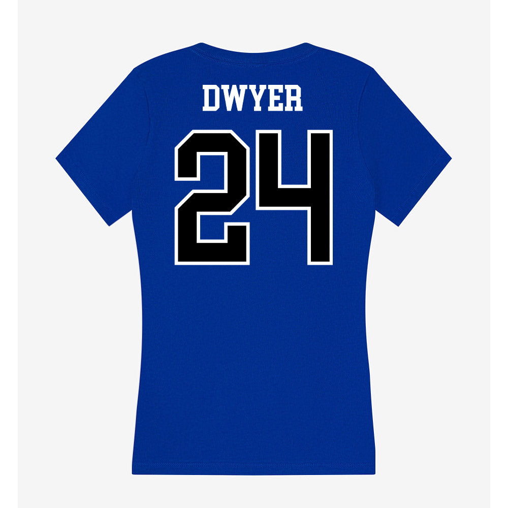 Westfield State - NCAA Softball : Lyla Dwyer - Women's V-Neck T-Shirt-1