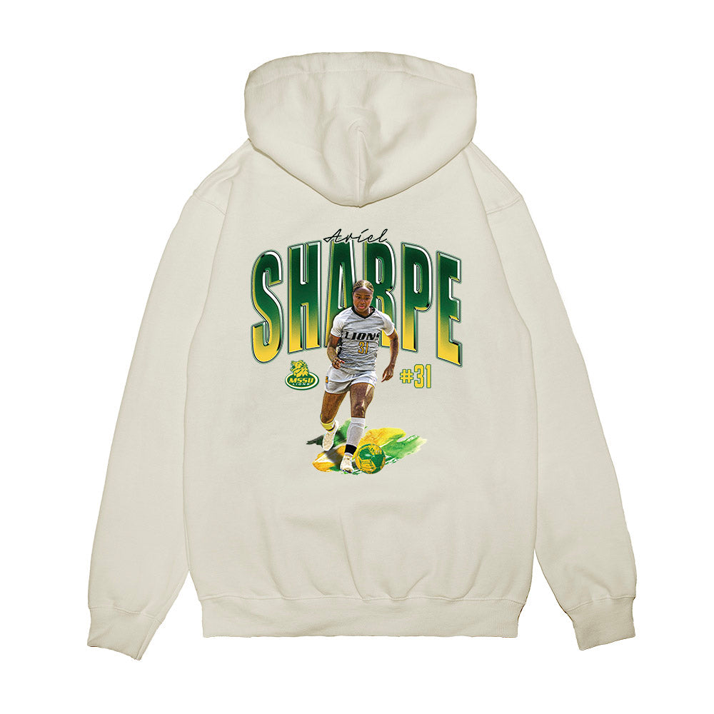 MSSU - NCAA Women's Soccer : Ariel Sharpe - Collage Premium Hooded Sweatshirt-1