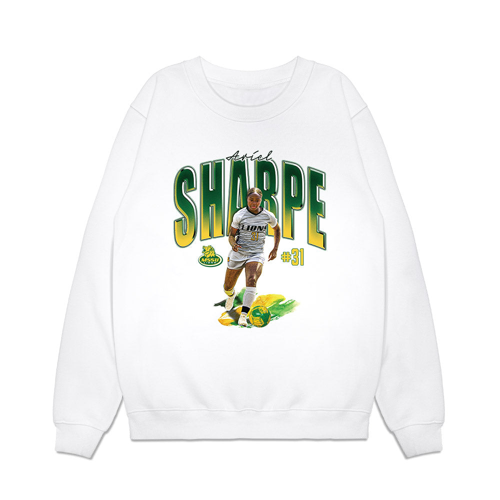 MSSU - NCAA Women's Soccer : Ariel Sharpe - Collage Premium Crewneck Sweatshirt-0