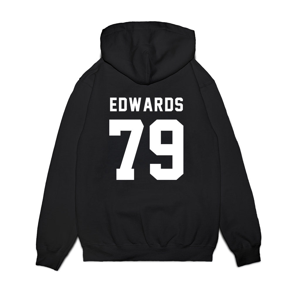 Delaware - NCAA Football : Jaiden Edwards - Sports Shersey Premium Hooded Sweatshirt-1