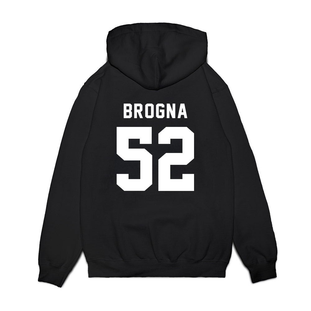 Delaware - NCAA Football : Dom Brogna - Sports Shersey Premium Hooded Sweatshirt-1