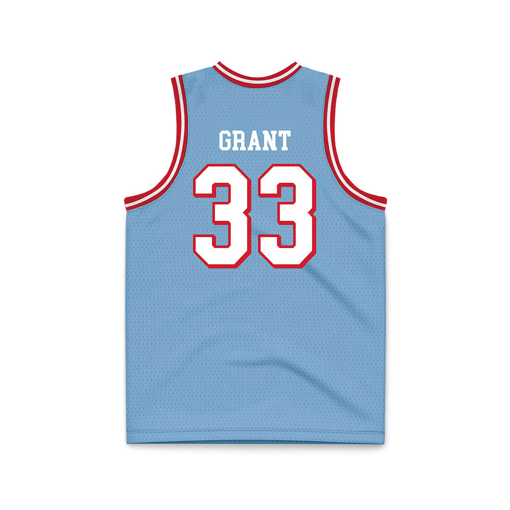 Dayton - NCAA Men's Basketball : Makai Grant - Chapel Blue Basketball Jersey-1