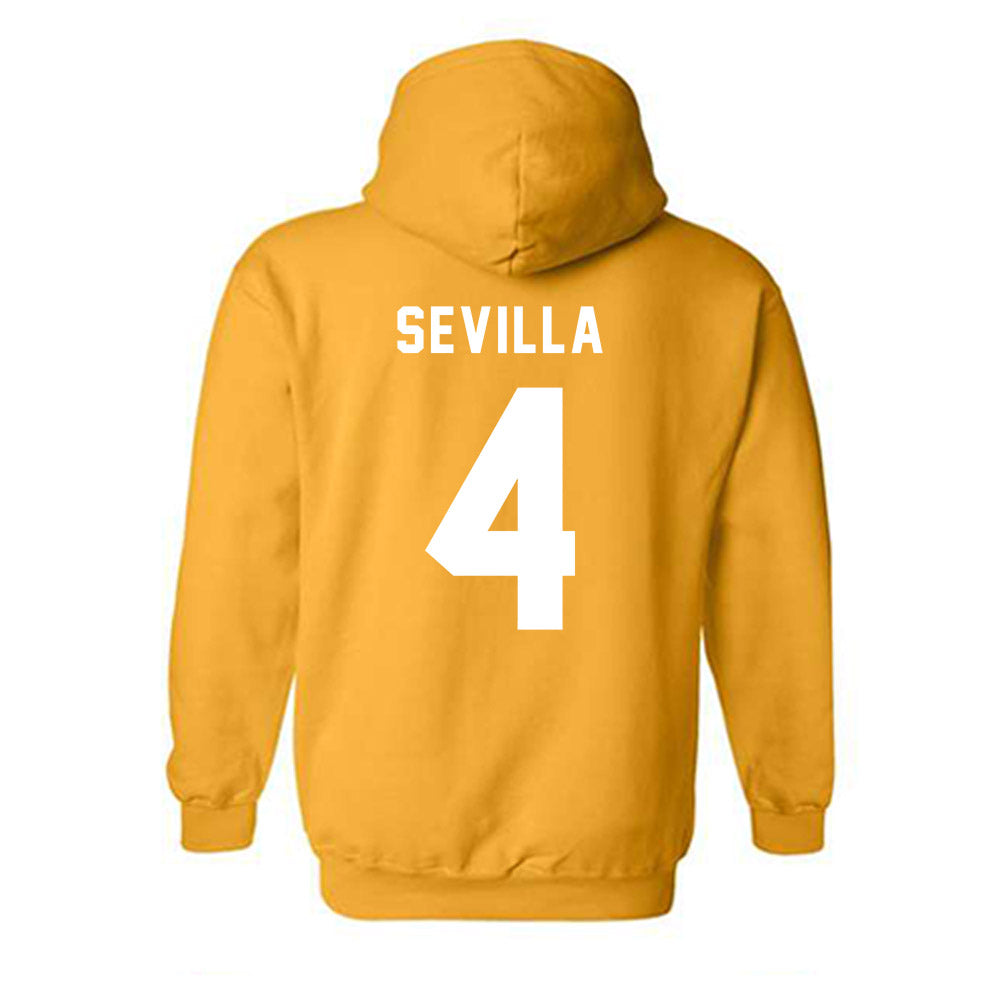Idaho - NCAA Men's Basketball : Aidan Sevilla - VANDALS Hooded Sweatshirt-1
