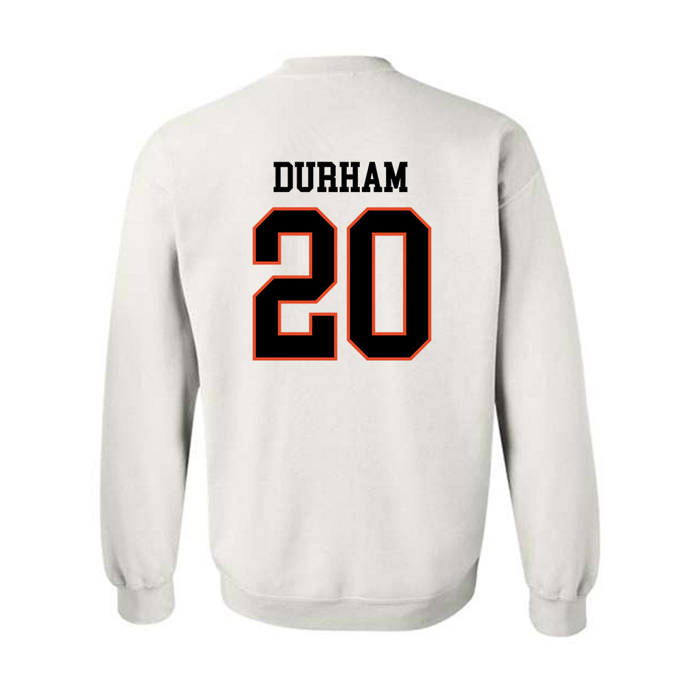 Oregon State - NCAA Football : Jermaine Durham - Classic Shersey Crewneck Sweatshirt-1