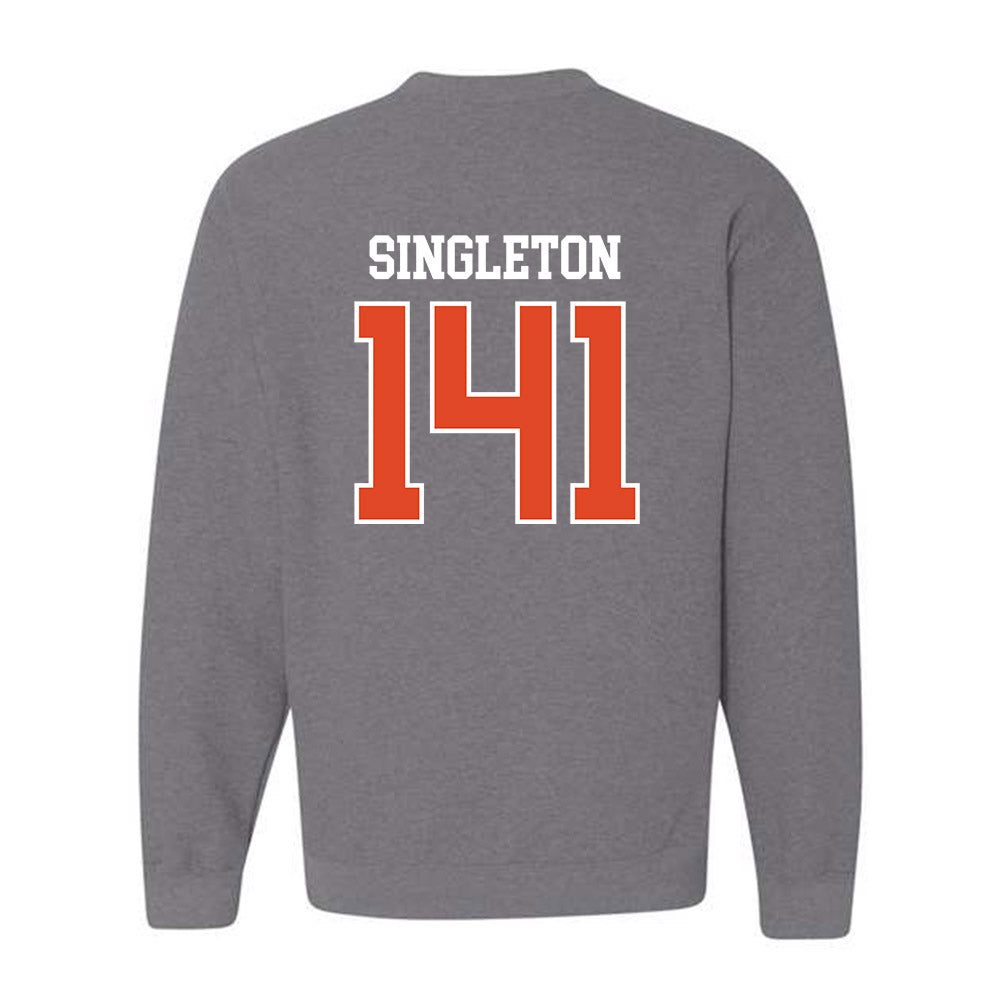 Oregon State - NCAA Wrestling : Nash Singleton - Classic Shersey Crewneck Sweatshirt-1