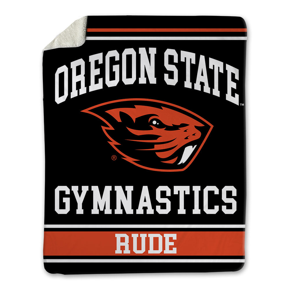 Oregon State - NCAA Women's Gymnastics : Katie Rude - Blanket-0