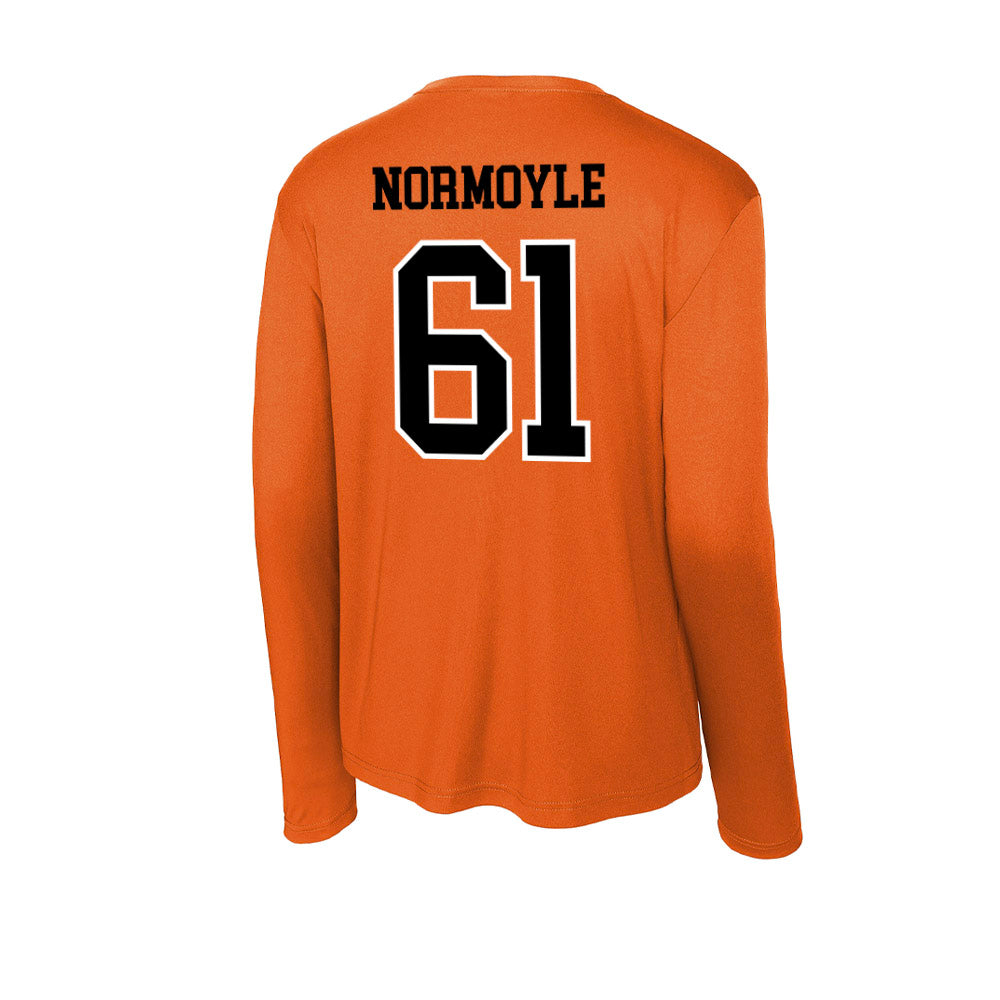 Oregon State - NCAA Football : Jake Normoyle - Activewear Long Sleeve T-Shirt-1