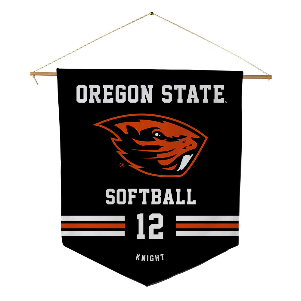 Oregon State - NCAA Softball : Camryn Knight - Pennant - 18" x 21"-0