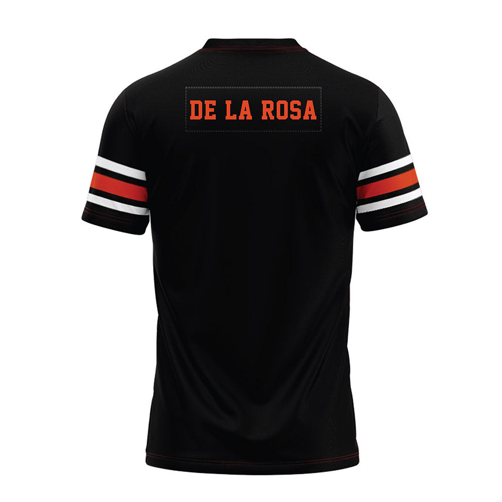 Oregon State - NCAA Football : Rocco De La Rosa - Black Premium Football Jersey-1