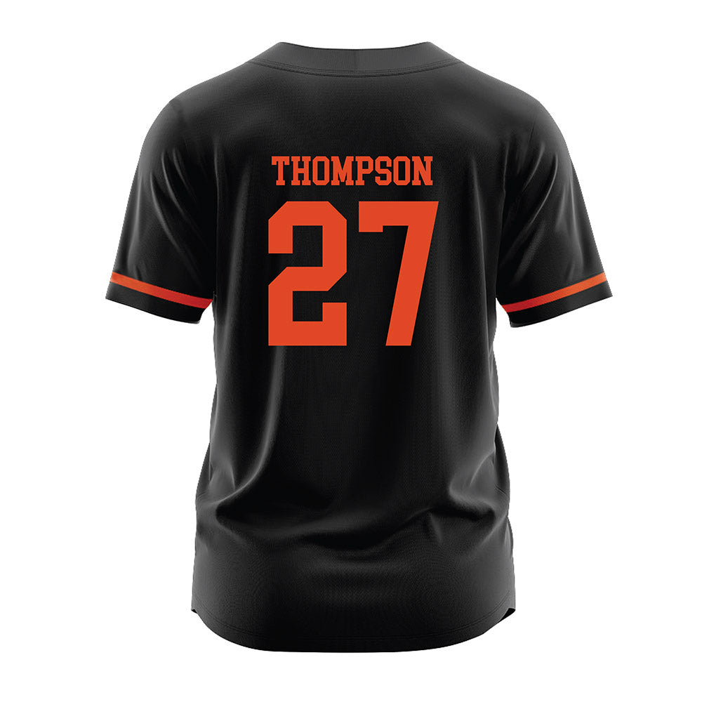 Oregon State - NCAA Softball : Tristian Thompson - Black Jersey-1