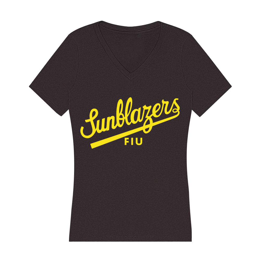 FIU - NCAA Football : Sunblazers v3 Women's V-Neck T-Shirt-0