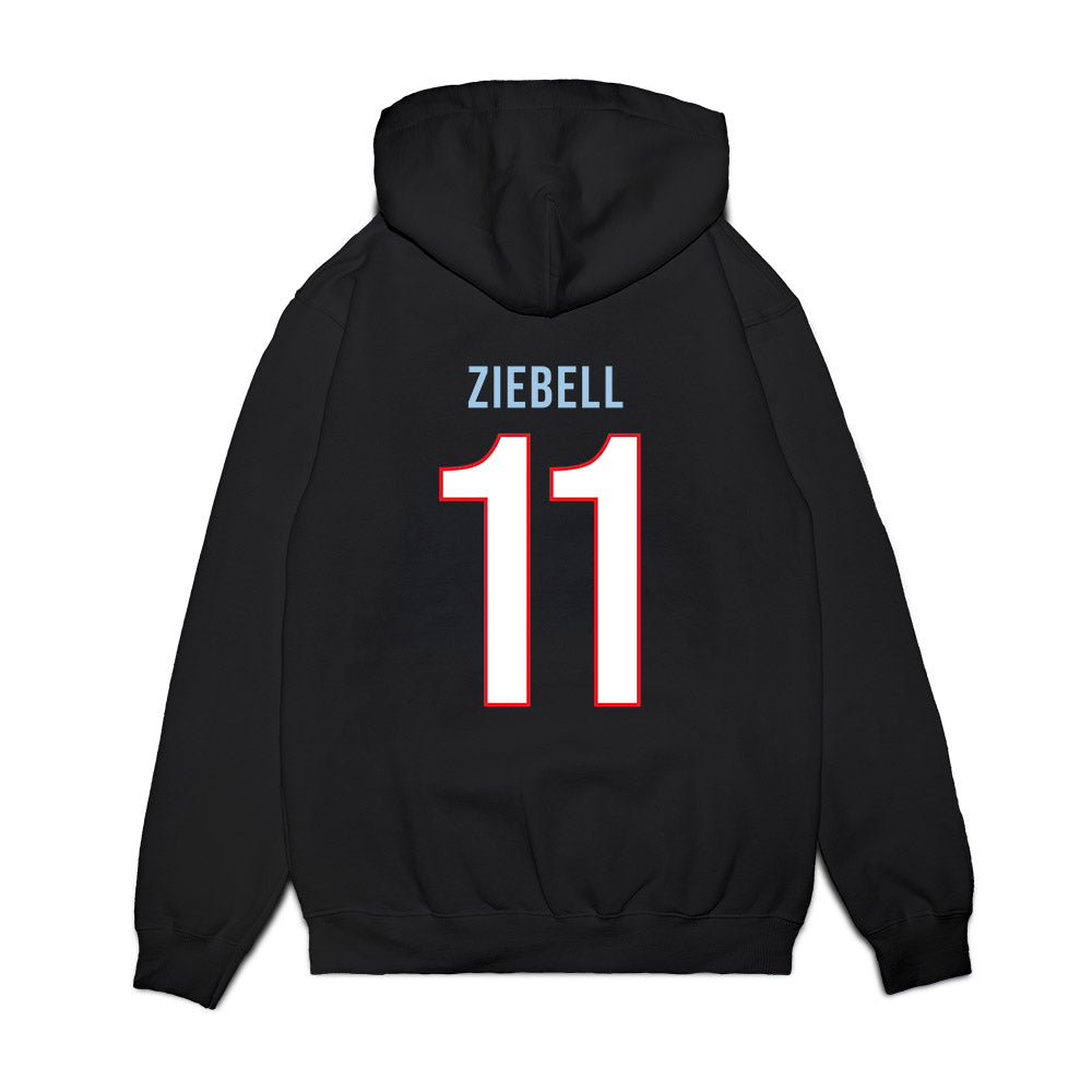 UConn - NCAA Women's Basketball : Allie Ziebell - Vintage Shersey Premium Hooded Sweatshirt-1