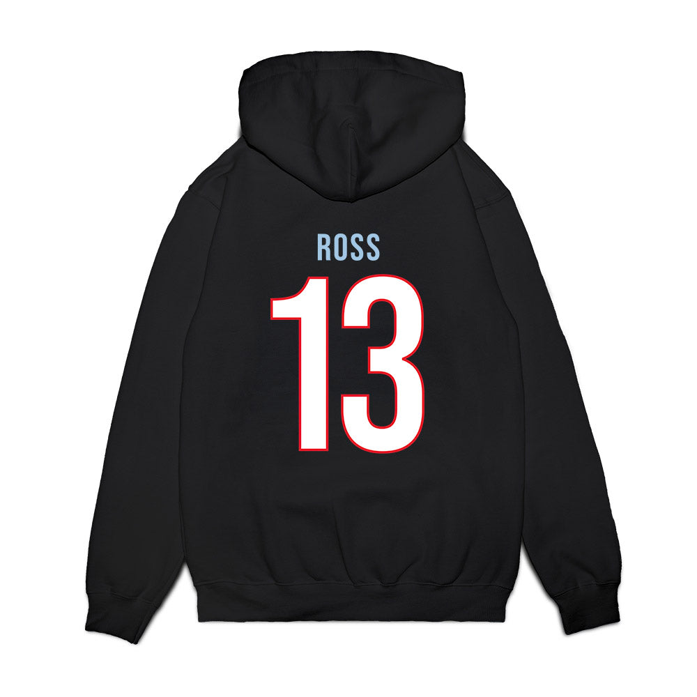 UConn - NCAA Men's Basketball : Jacob Ross - Vintage Shersey Premium Hooded Sweatshirt-1