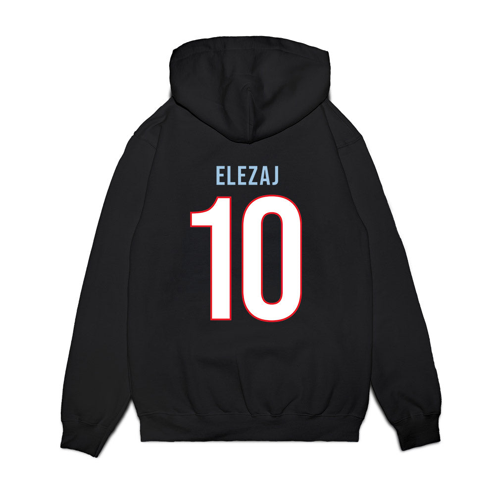 UConn - NCAA Men's Basketball : Rrezon Elezaj - Vintage Shersey Premium Hooded Sweatshirt-1