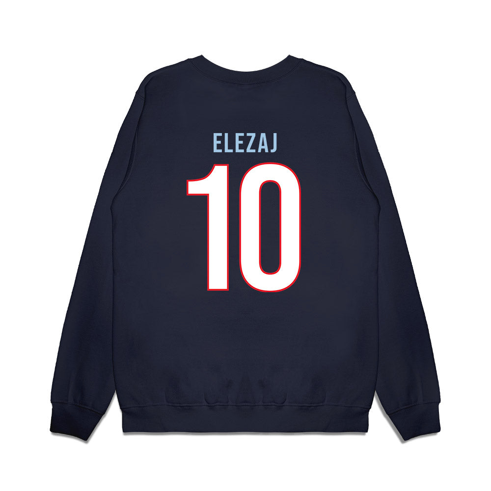 UConn - NCAA Men's Basketball : Rrezon Elezaj - Vintage Shersey Premium Crewneck Sweatshirt-1