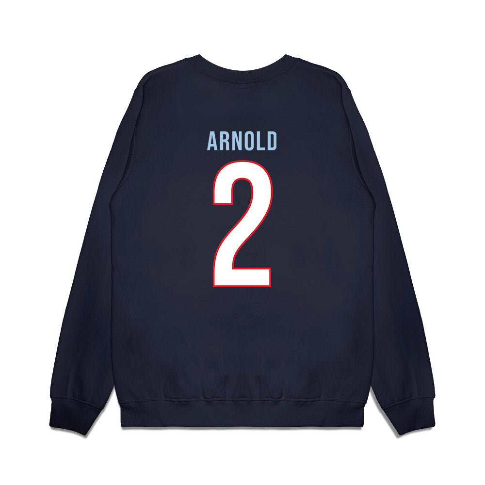 UConn - NCAA Women's Basketball : KK Arnold - Vintage Shersey Premium Crewneck Sweatshirt-1