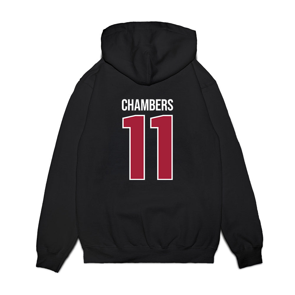 Alabama - NCAA Women's Basketball : Tianna Chambers - Crimson Tide Shersey Premium Hooded Sweatshirt-1