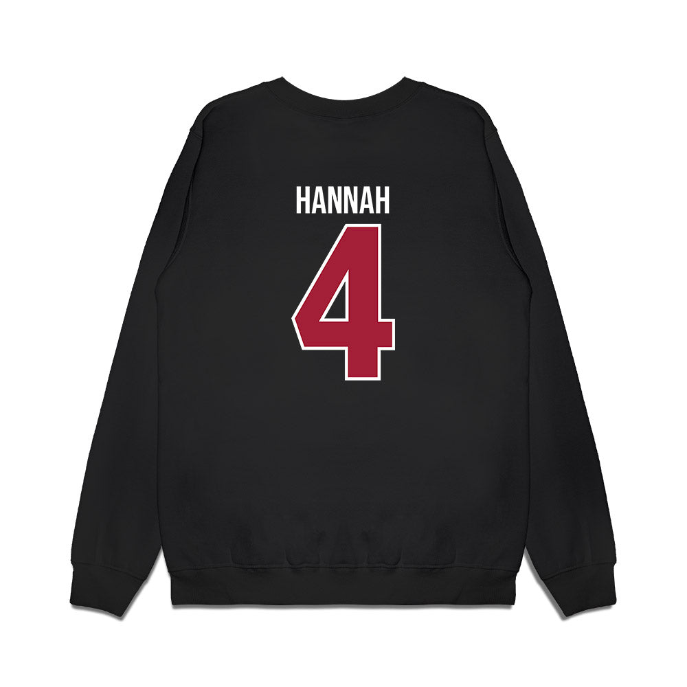 Alabama - NCAA Men's Basketball : Davion Hannah - Crimson Tide Shersey Premium Crewneck Sweatshirt-1