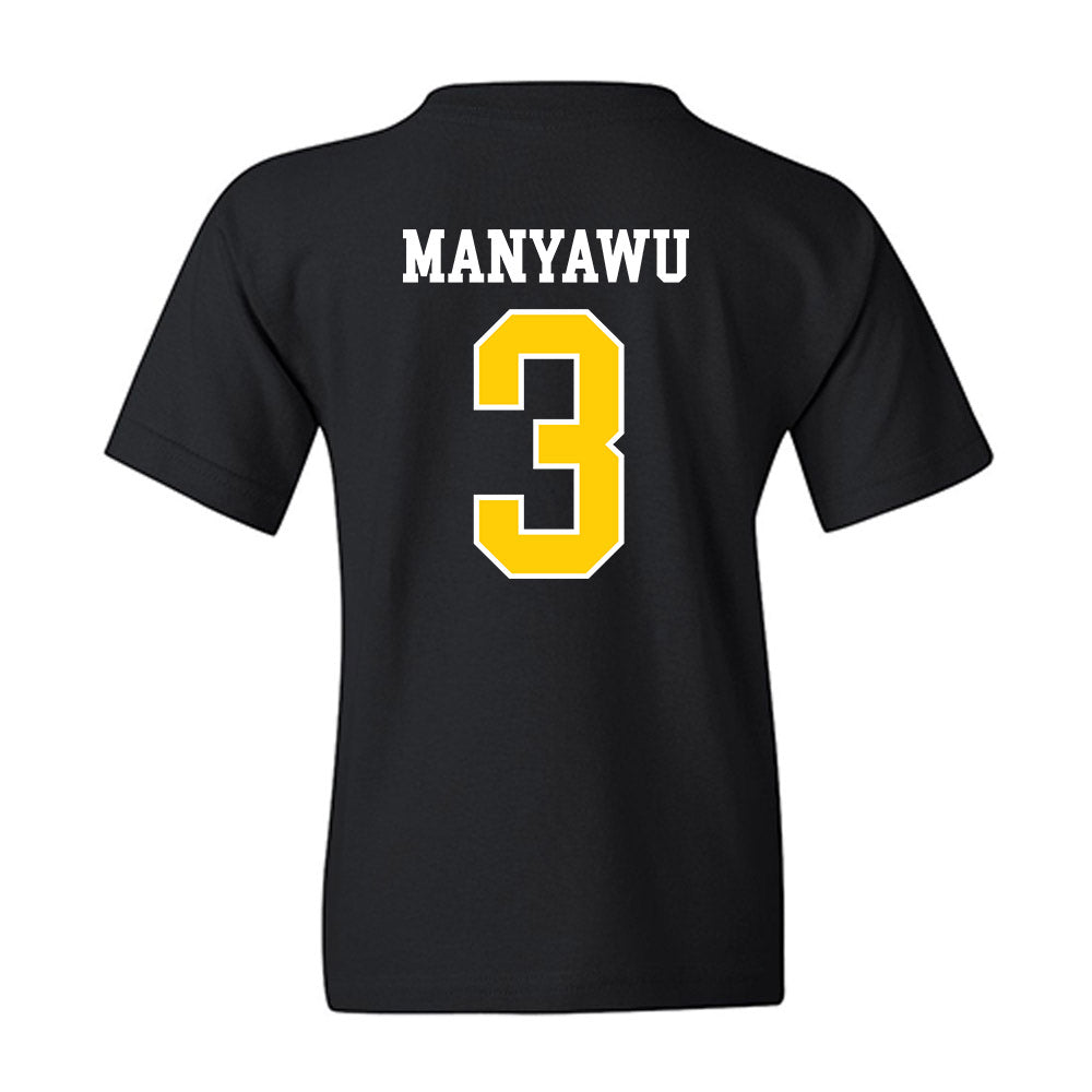 Iowa - NCAA Men's Basketball : Cam Manyawu - Hawkeyes Sherseys Youth T-Shirt-1