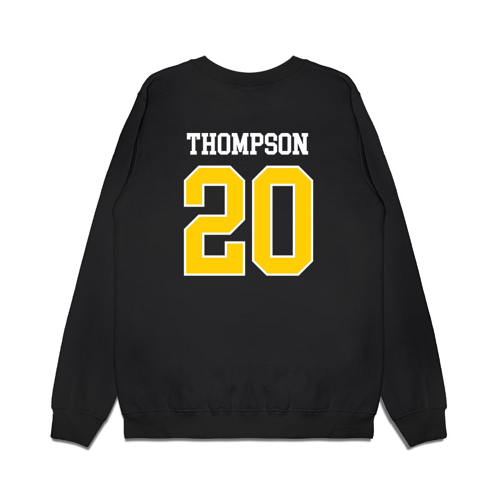 Iowa - NCAA Men's Basketball : Trey Thompson - Hawkeyes Sherseys Premium Crewneck Sweatshirt-1