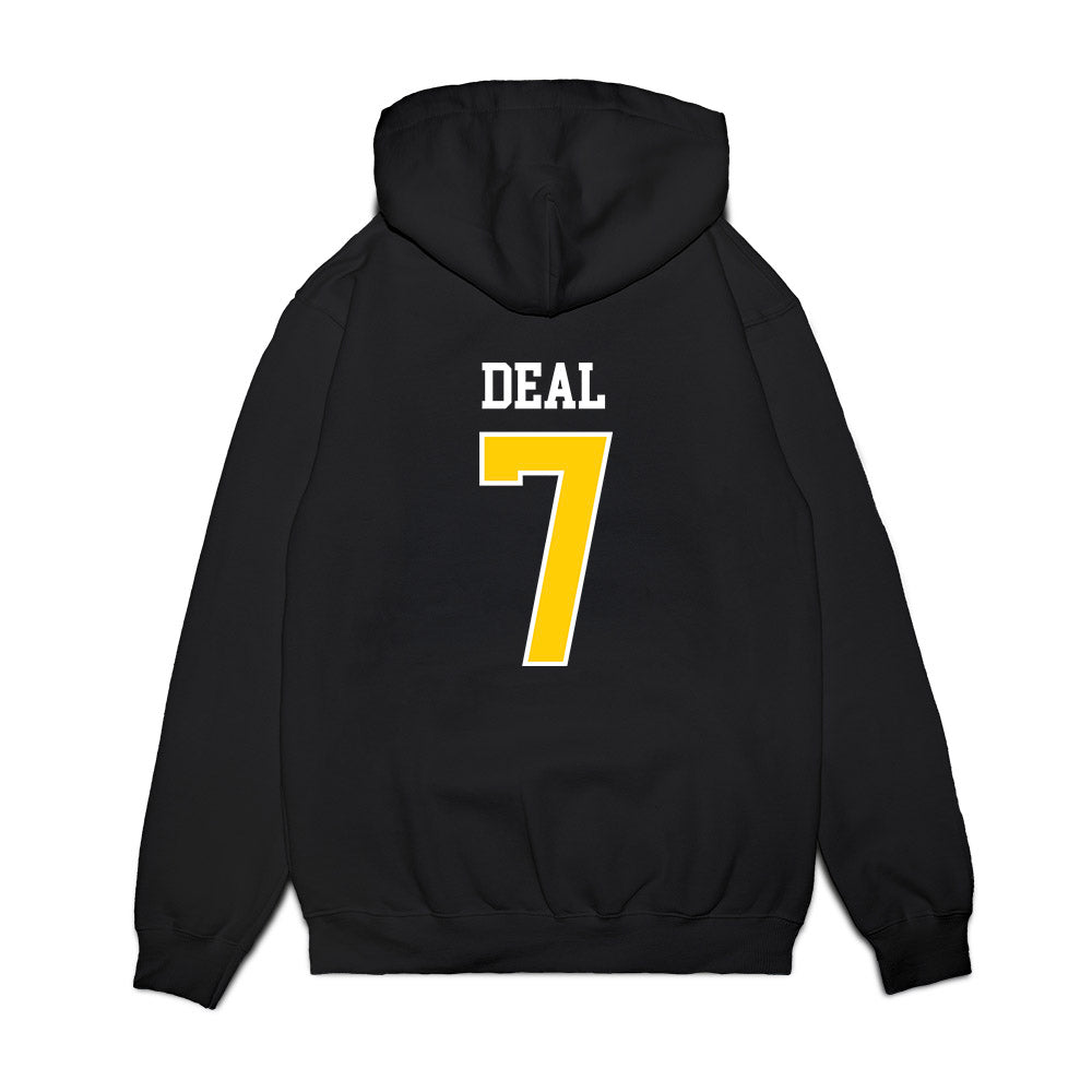 Iowa - NCAA Women's Basketball : Addie Deal - Hawkeyes Sherseys Premium Hooded Sweatshirt-1