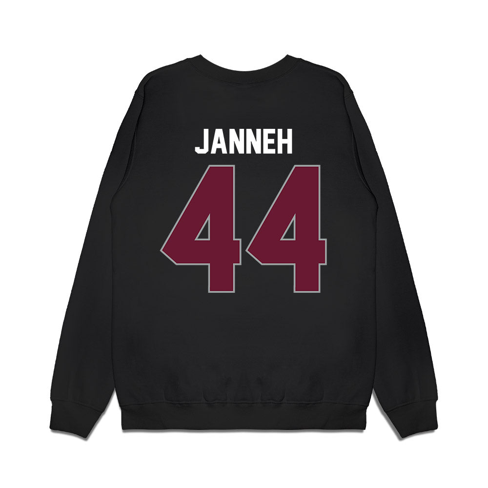 Texas A&M - NCAA Women's Basketball : Fats Janneh - Vintage Shersey Premium Crewneck Sweatshirt-1
