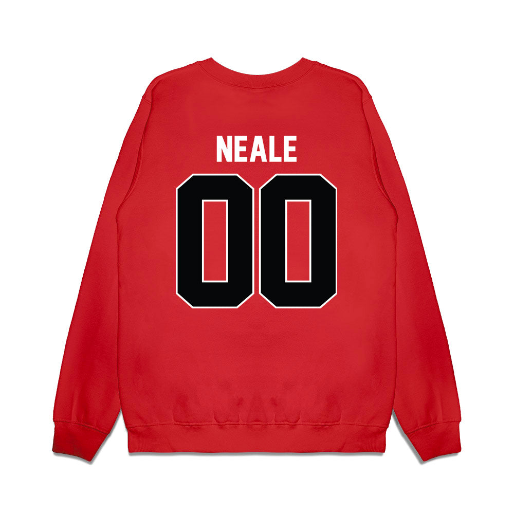 Nebraska - NCAA Women's Basketball : Alanna Neale - Vintage Basketball Premium Crewneck Sweatshirt-1