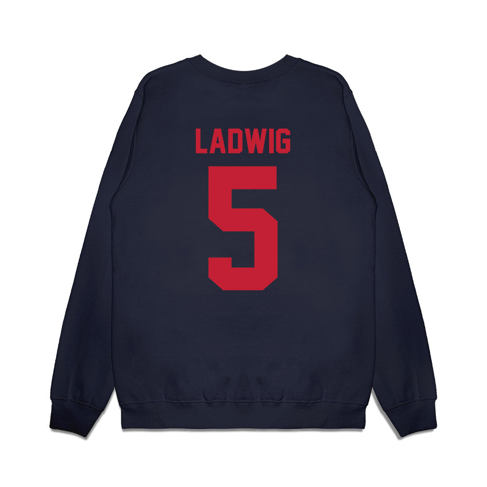 Arizona - NCAA Women's Basketball : Molly Ladwig - Sport Shersey Premium Crewneck Sweatshirt-1