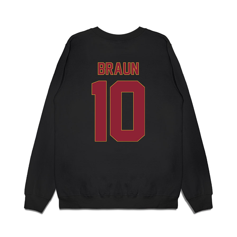 Minnesota - NCAA Women's Basketball : Mara Braun - Golden Gophers Premium Crewneck Sweatshirt-1