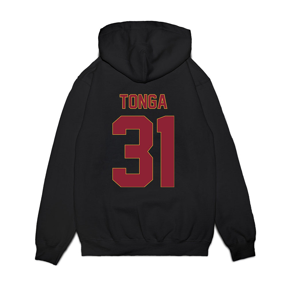 Minnesota - NCAA Women's Basketball : Finau Tonga - Golden Gophers Premium Hooded Sweatshirt-1