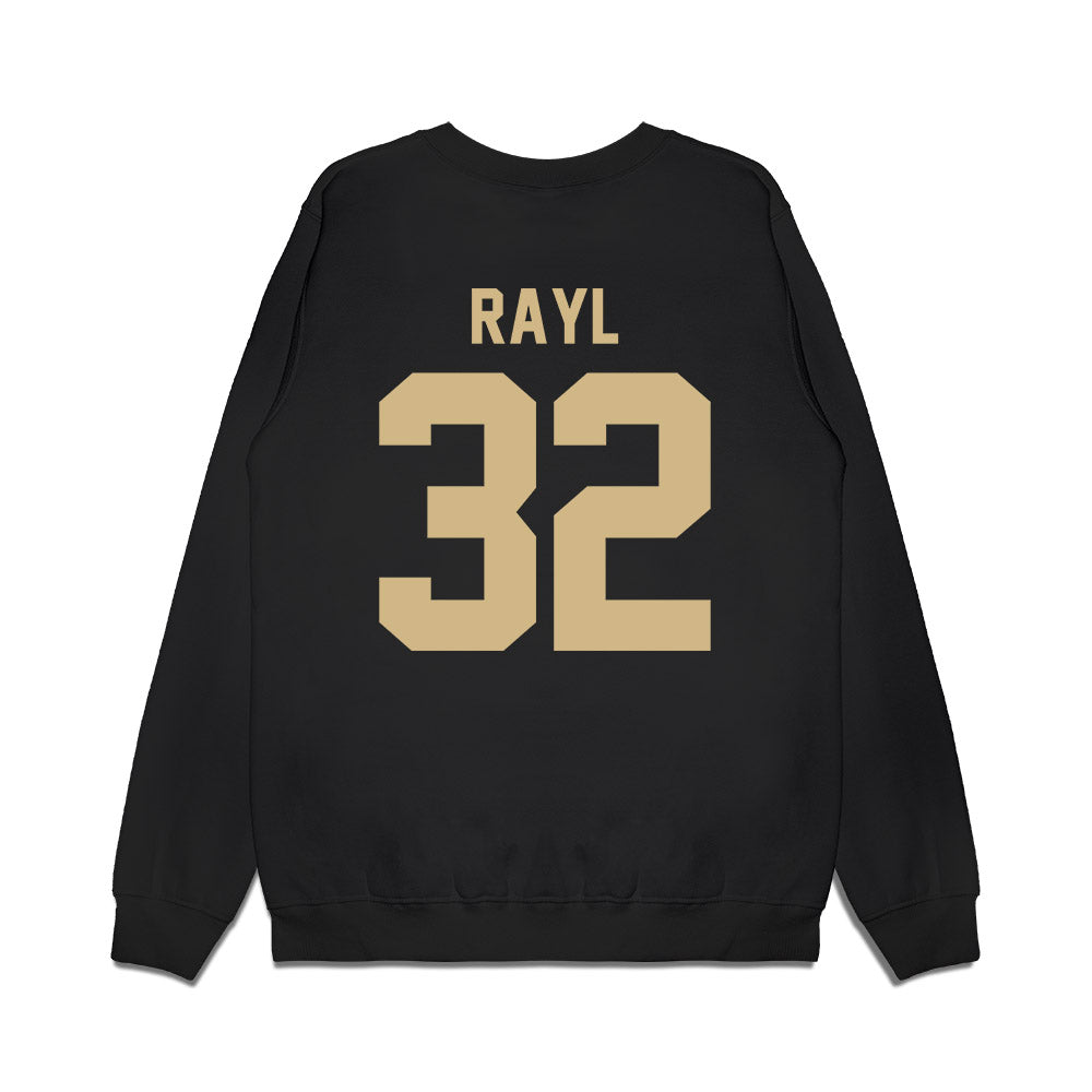 Purdue - NCAA Men's Basketball : Jace Rayl - Vintage Basketball Premium Crewneck Sweatshirt-1