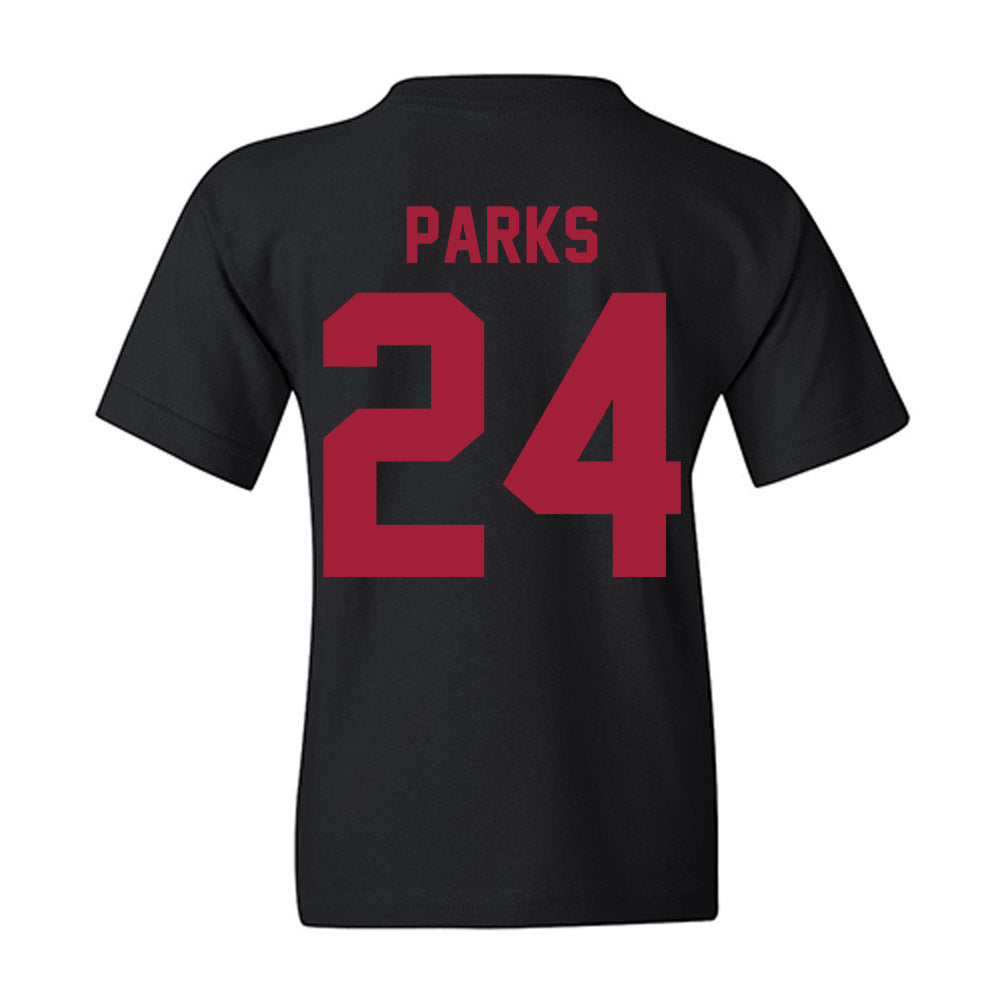 Oklahoma - NCAA Women's Basketball : Keeley Parks - Sports Shersey Youth T-Shirt-1