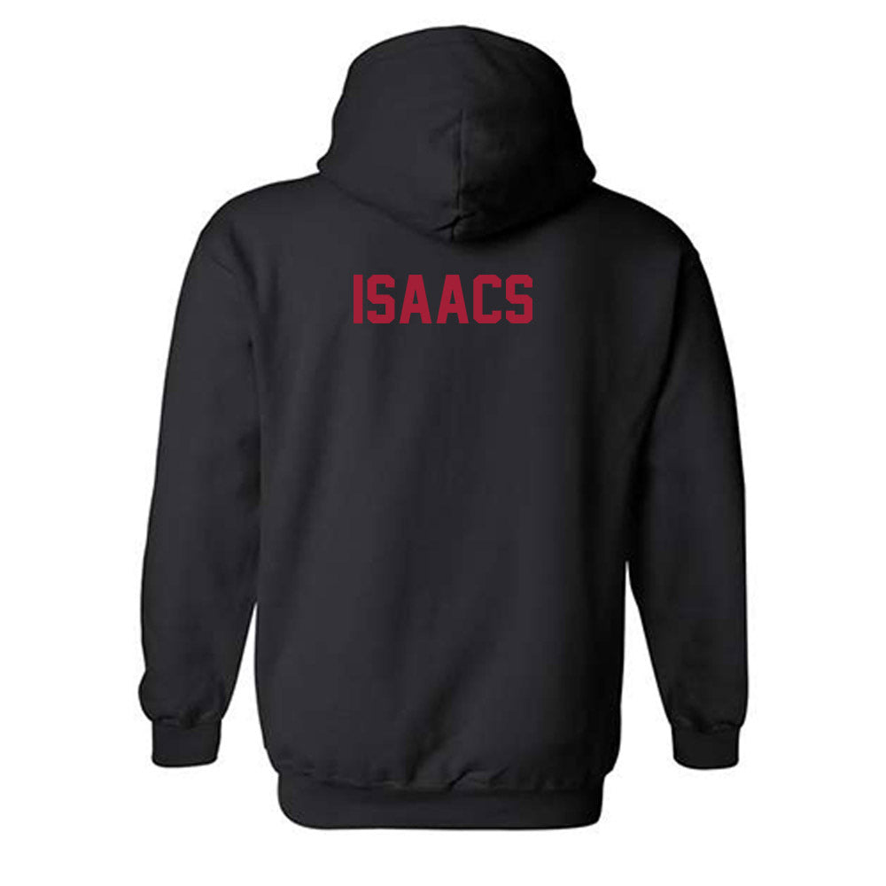 Oklahoma - NCAA Men's Basketball : Richard Isaacs - Sports Shersey Hooded Sweatshirt-1