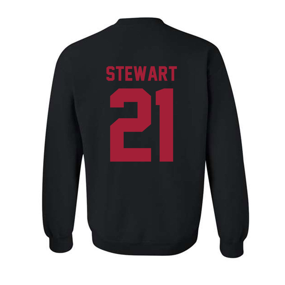 Oklahoma - NCAA Women's Basketball : Brooklyn Stewart - Sports Shersey Crewneck Sweatshirt-1