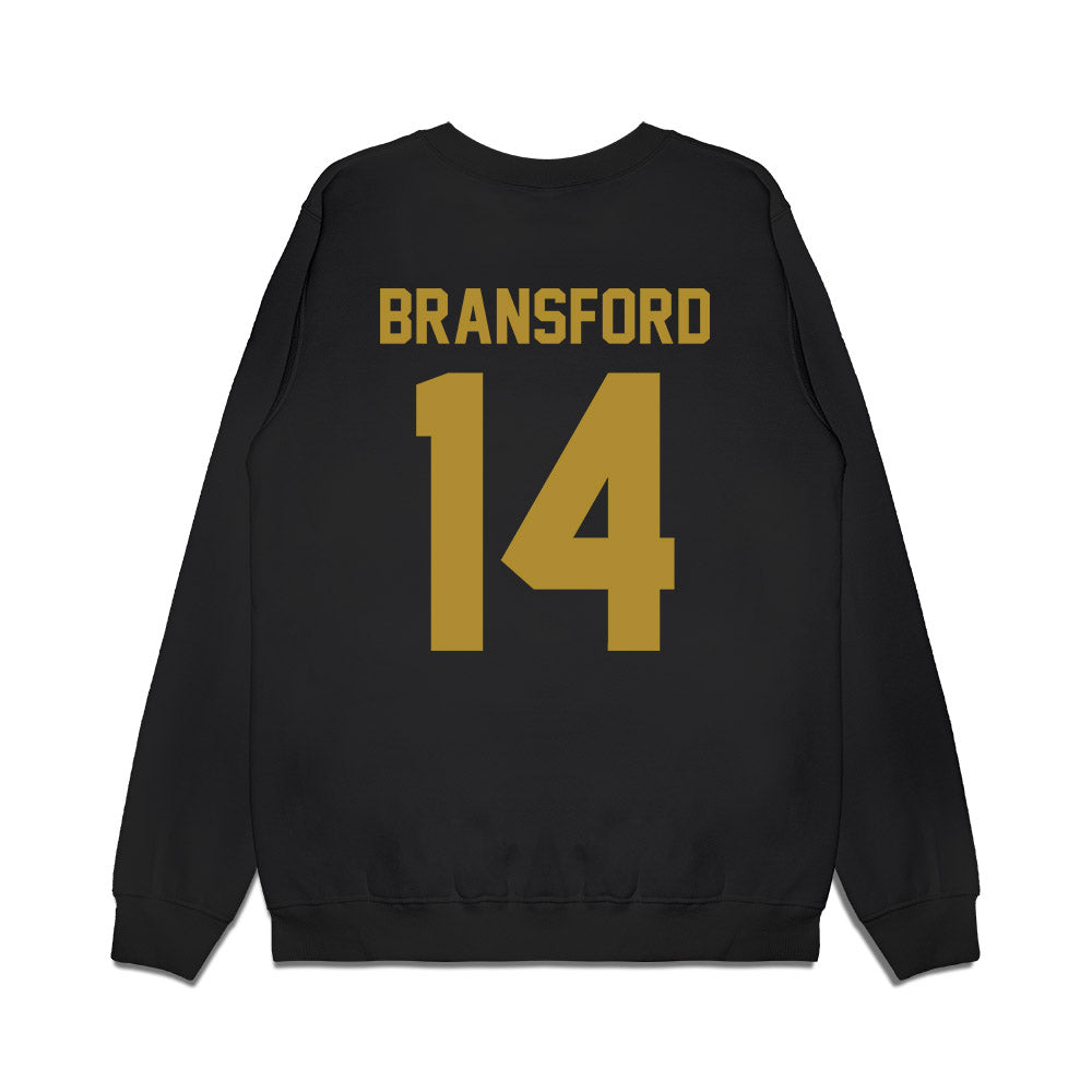 Notre Dame - NCAA Women's Basketball : Kk Bransford - Vintage Shersey Premium Crewneck Sweatshirt-1