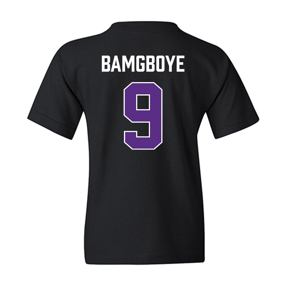TCU - NCAA Men's Basketball : Luke Bamgboye - Vintage Basketball Youth T-Shirt-1