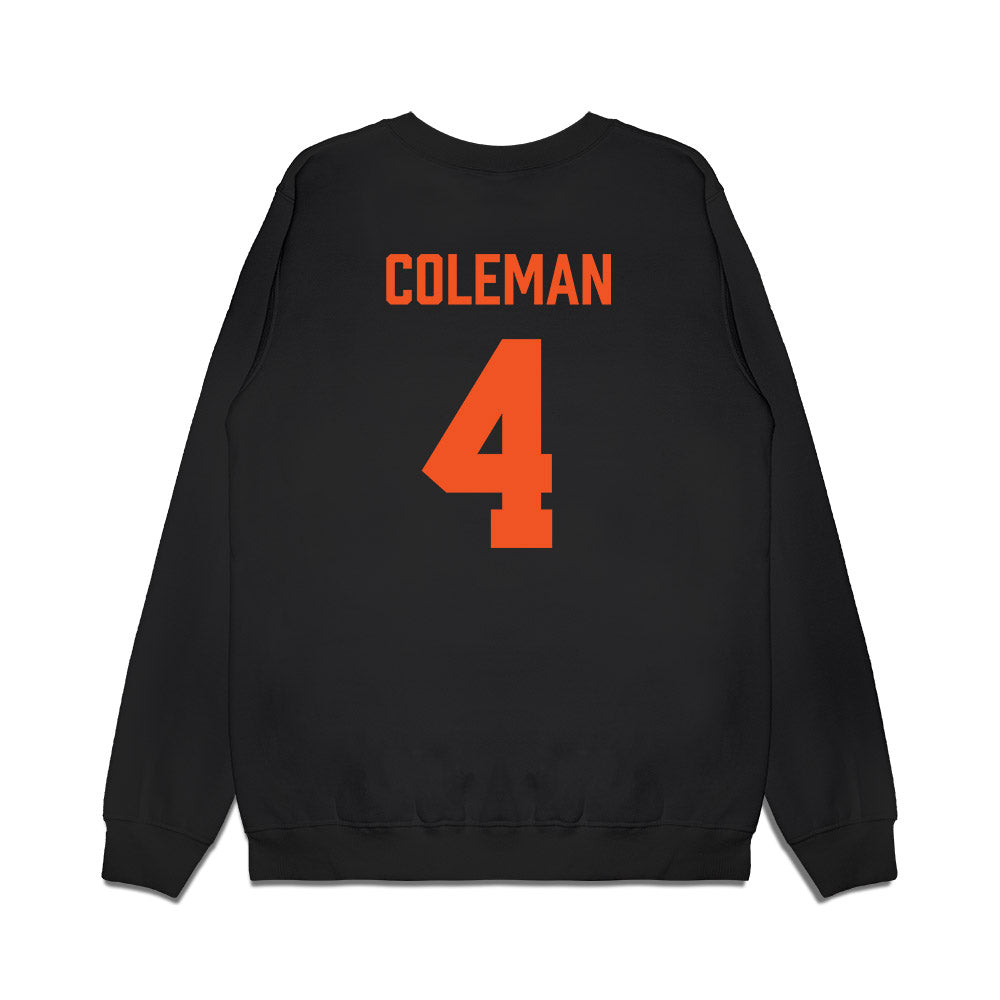 Oklahoma State - NCAA Men's Basketball : Christian Coleman - Vintage Basketball Premium Crewneck Sweatshirt-1