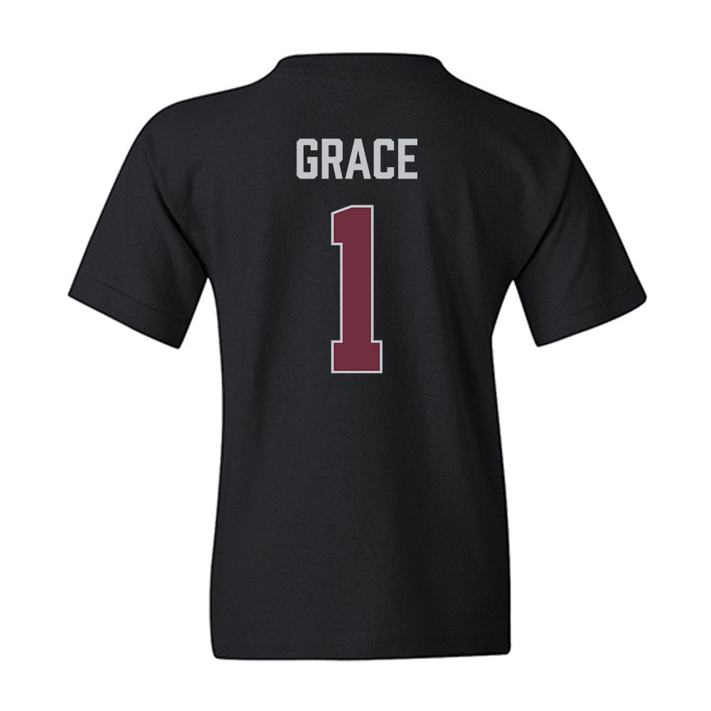 Mississippi State - NCAA Men's Basketball : King Grace - Vintage Basketball Youth T-Shirt-1