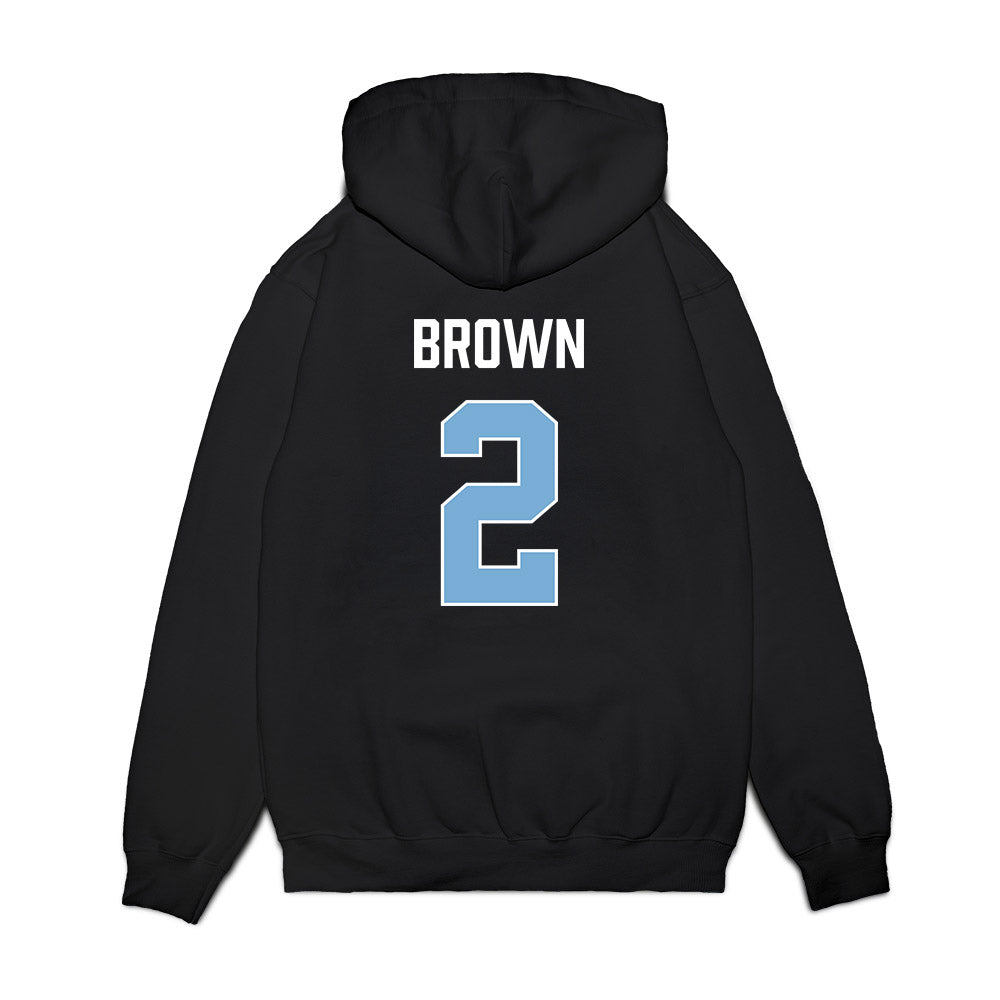 UNC - NCAA Men's Basketball : James Brown - Vintage Shersey Premium Hooded Sweatshirt-1