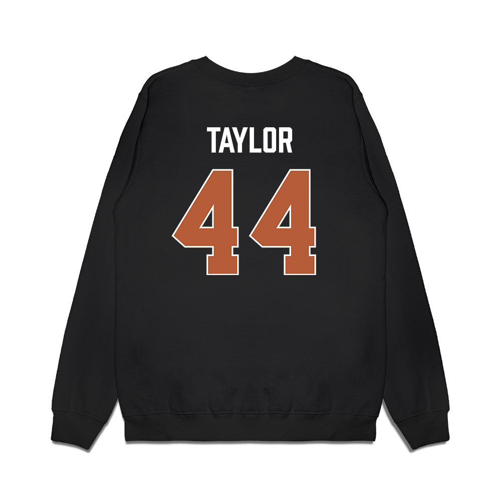 Texas - NCAA Men's Basketball : Brandon Taylor - Vintage Basketball Premium Crewneck Sweatshirt-1