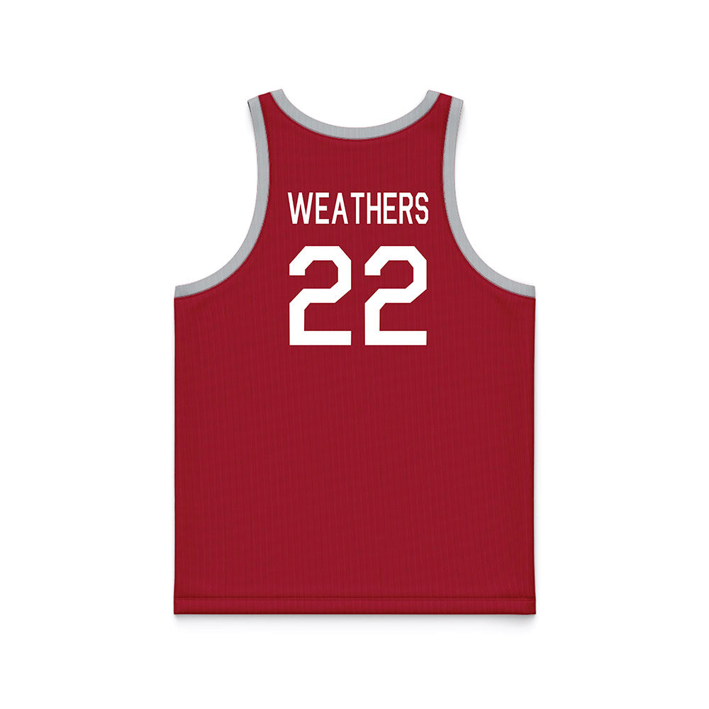 Alabama - NCAA Women's Basketball : Karly Weathers - Hardwood Reissue Basketball Jersey-1