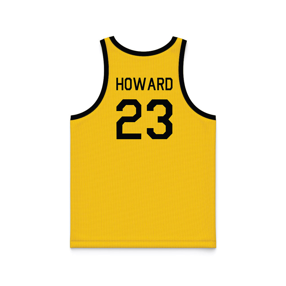 Iowa - NCAA Men's Basketball : Isaia Howard - Hardwood Reissue Basketball Jersey-1