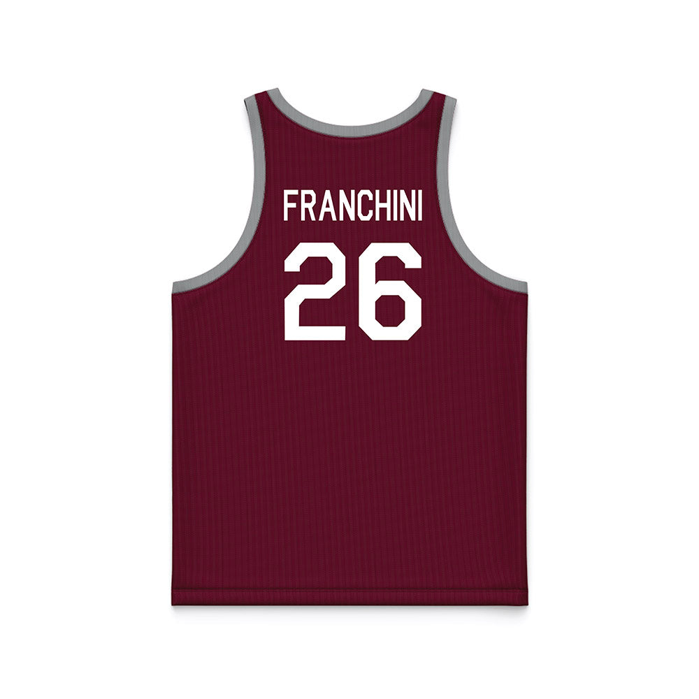 Texas A&M - NCAA Women's Basketball : Anita Franchini - Hardwood Reissue Basketball Jersey-1