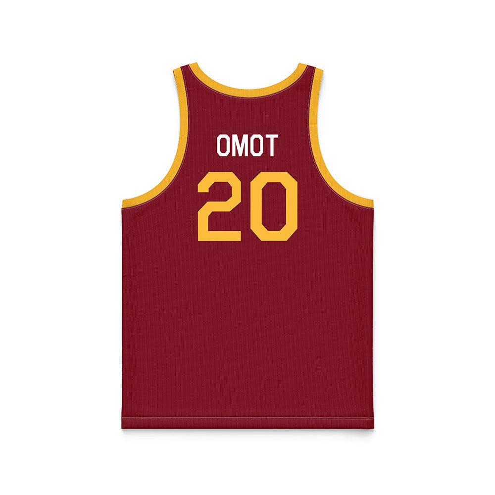 Minnesota - NCAA Men's Basketball : Bj Omot - Hardwood Reissue Basketball Jersey-1