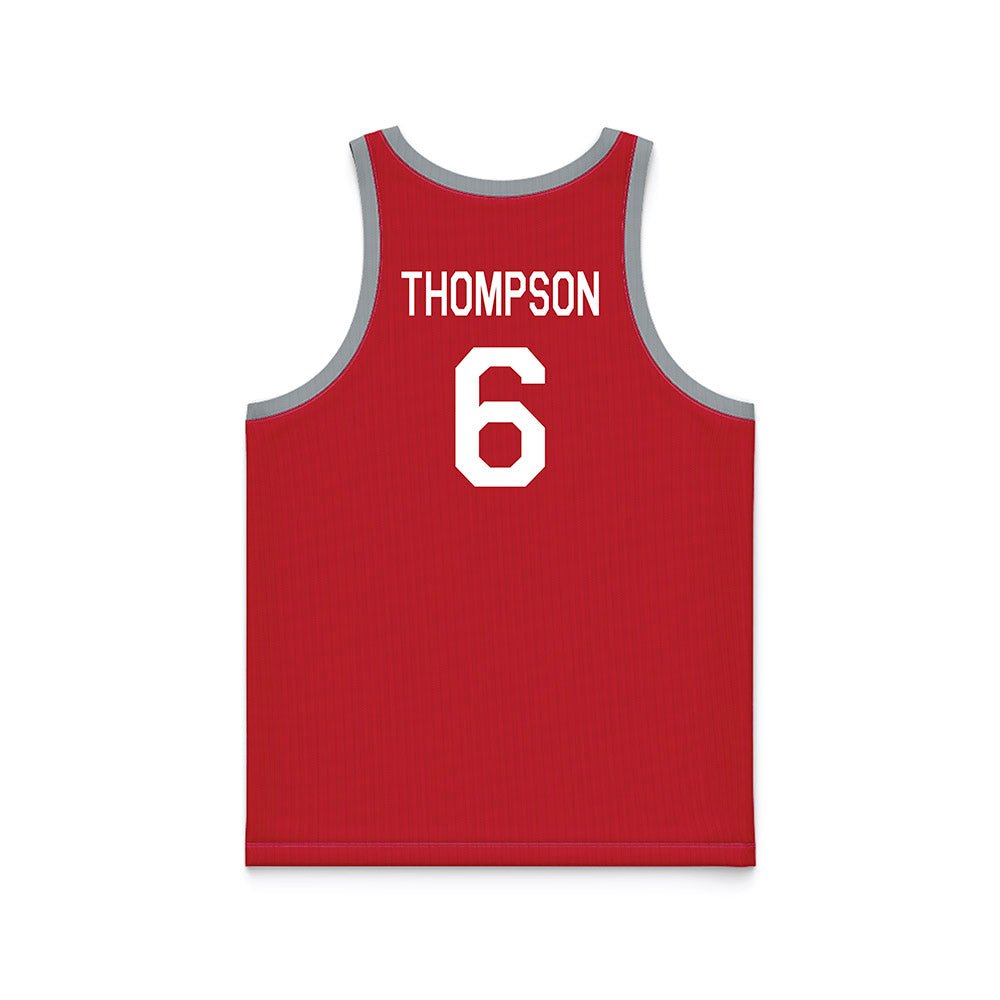 Ohio State - NCAA Men's Basketball : Anthony Thompson - Red Hardwood Basketball Jersey-1