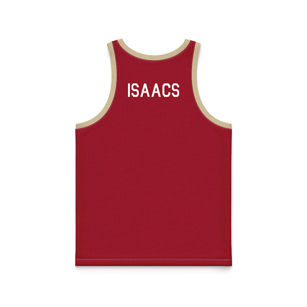 Oklahoma - NCAA Men's Basketball : Richard Isaacs - Hardwood Reissue Basketball Jersey-1