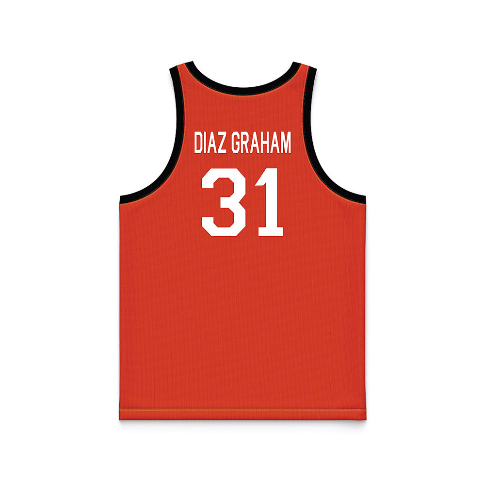 Oregon State - NCAA Men's Basketball : Jorge Diaz Graham - Hardwood Reissue Basketball Jersey-1