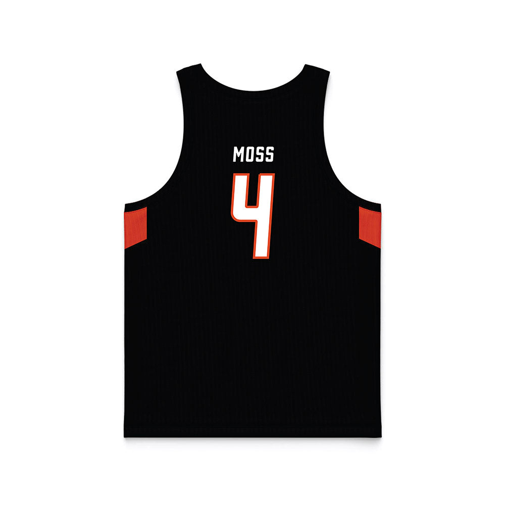 UTSA - NCAA Men's Basketball : Brent Moss - Black Basketball Jersey-1