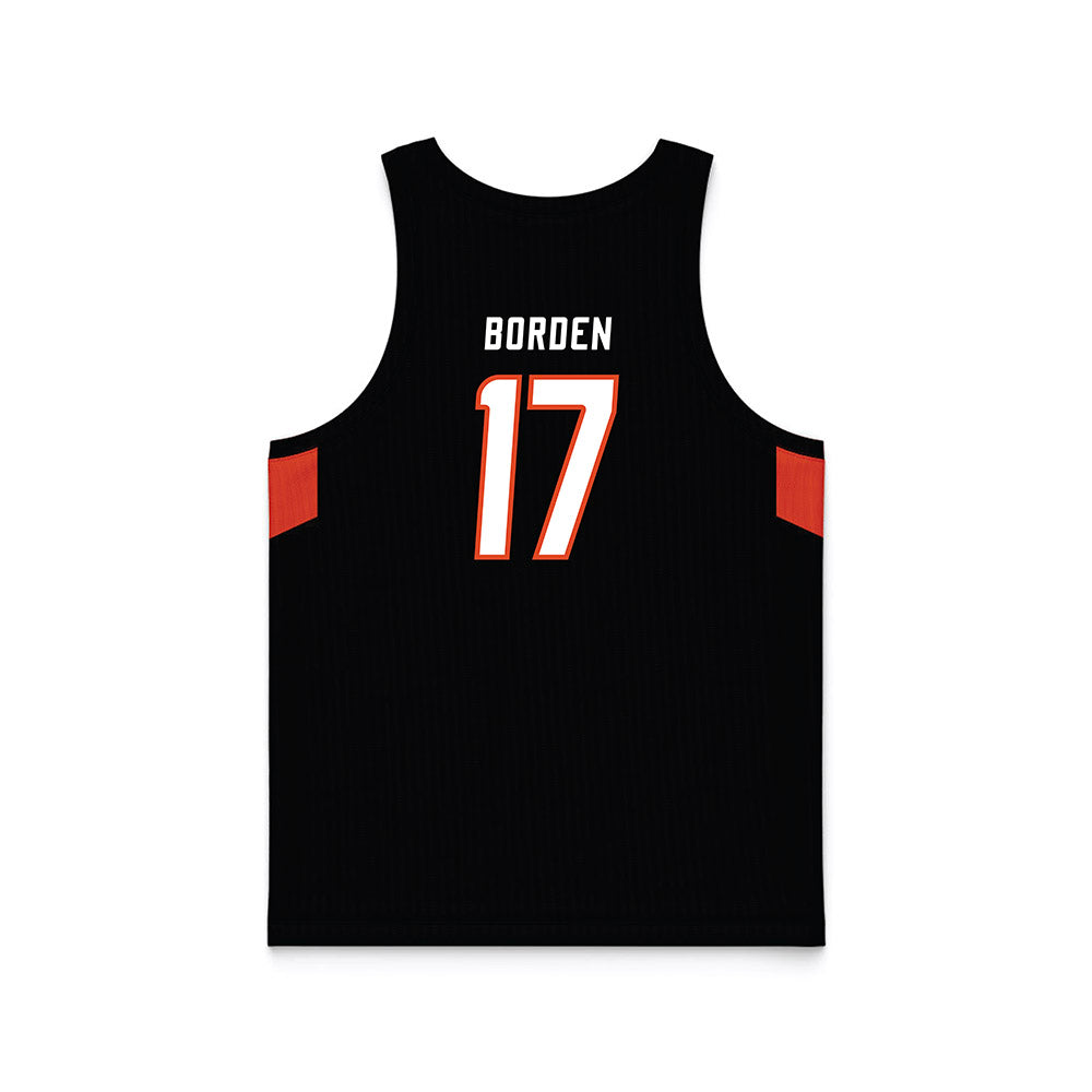 UTSA - NCAA Men's Basketball : Stanley Borden - Black Basketball Jersey-1