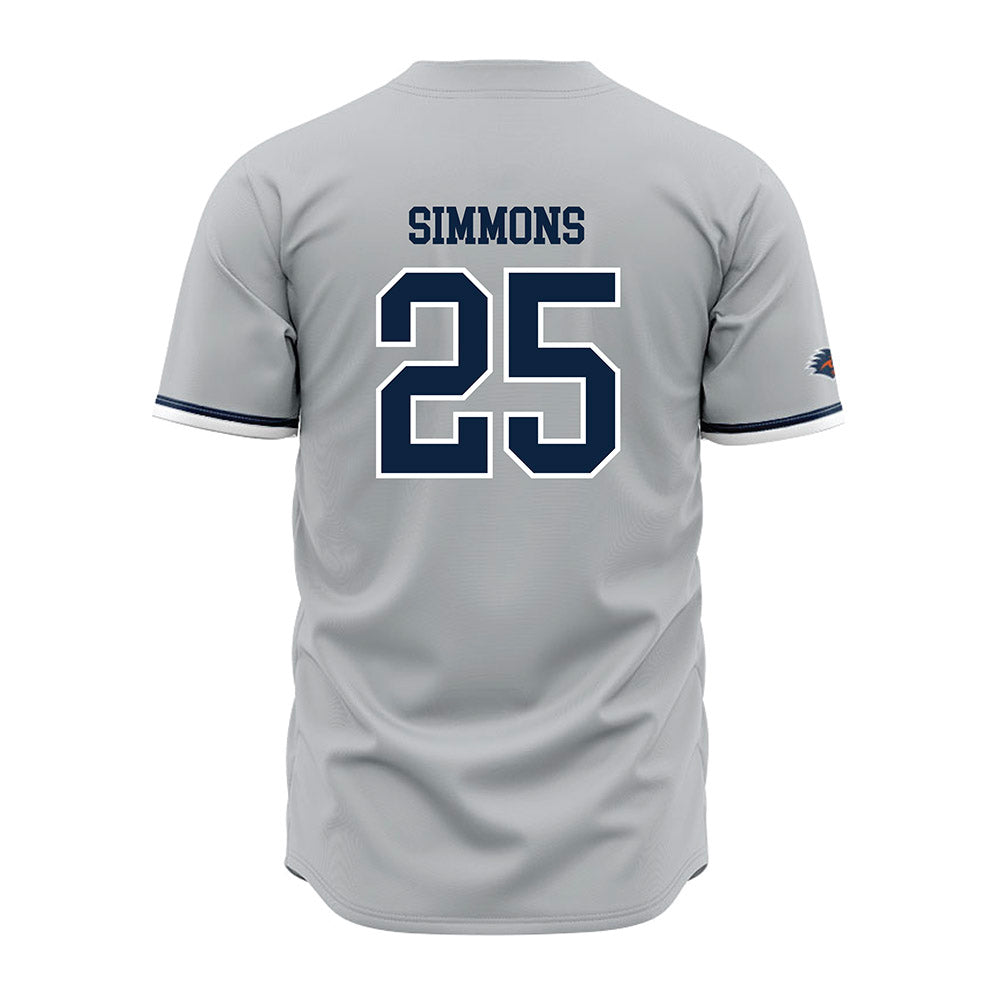 UTSA - NCAA Baseball : Sam Simmons - Grey Jersey-1